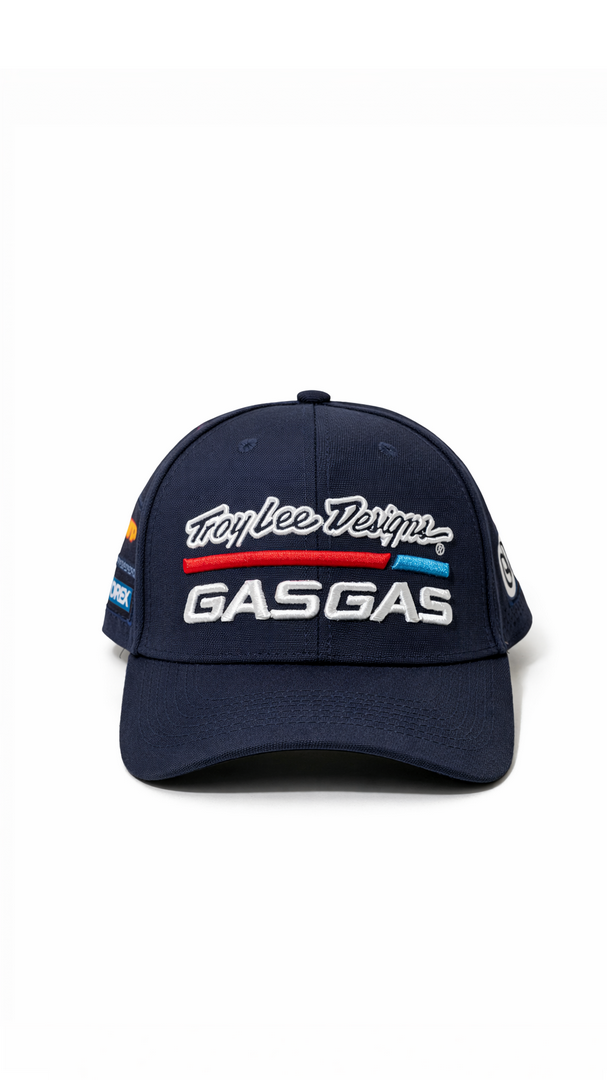 TROY LEE DESIGNS GAS GAS BLUE (EMBROIDERY)| REGULAR CAP