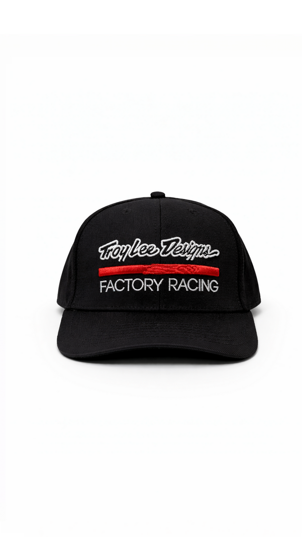 TROY LEE DESIGNS FACTORY RACING BLACK| REGULAR CAP
