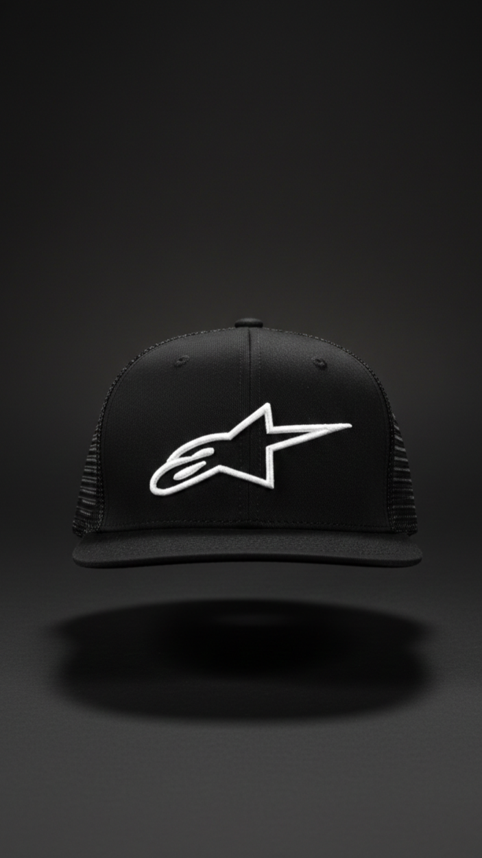 ALPINESTARS BLACK | SNAPBACK CAP