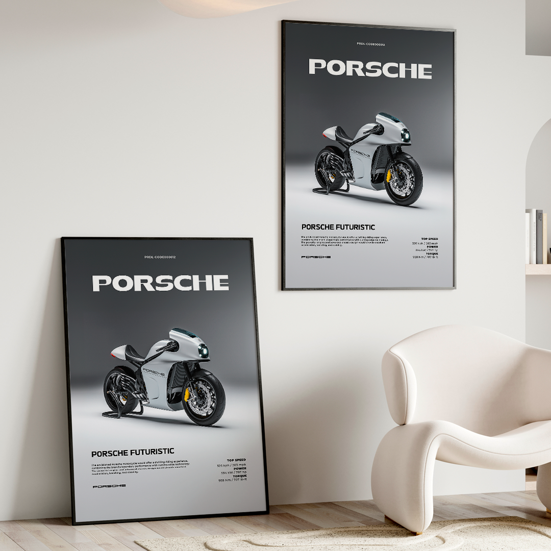 PORSCHE FUTURISTIC | PHOTO FRAMES