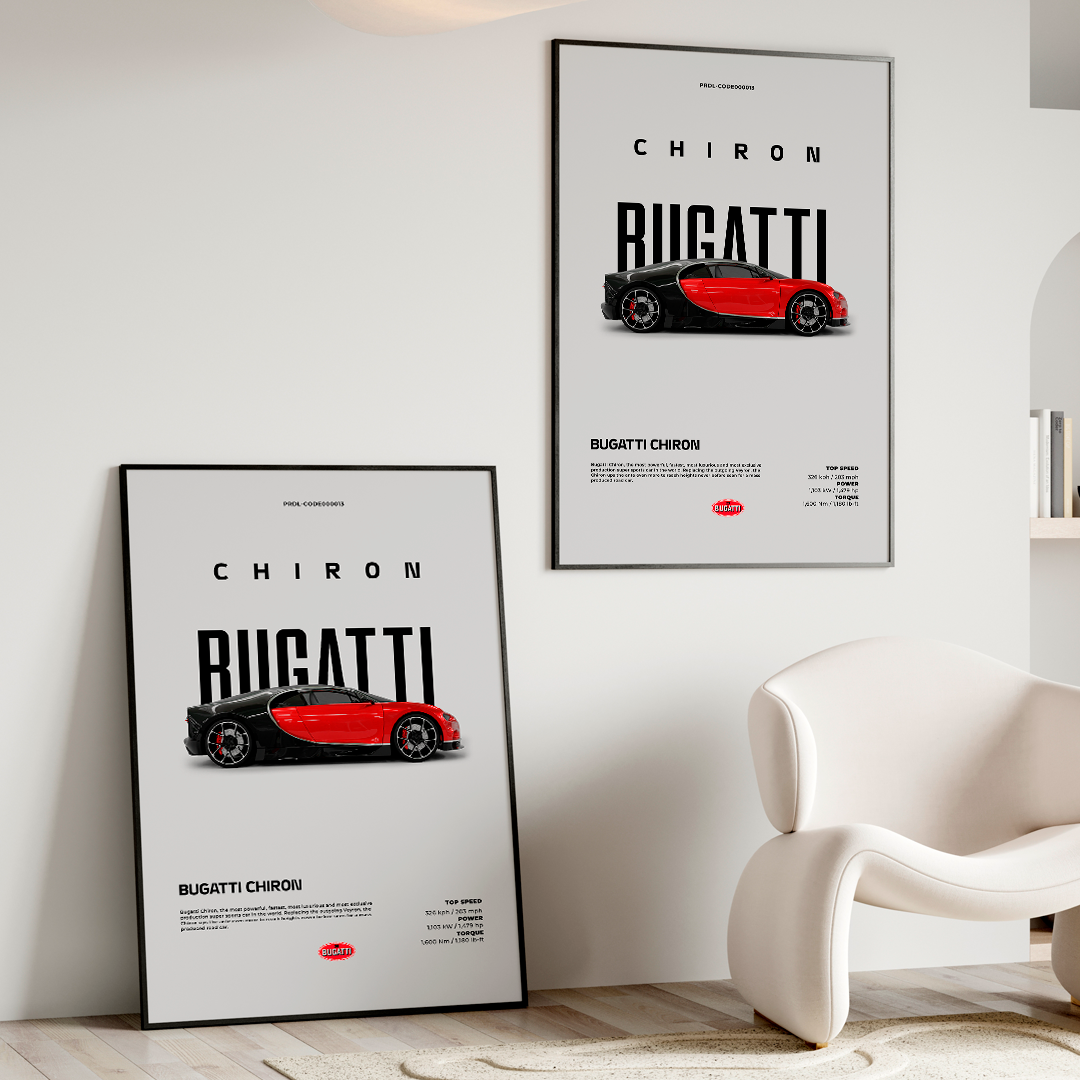 BUGATTI CHIRON | PHOTO FRAMES