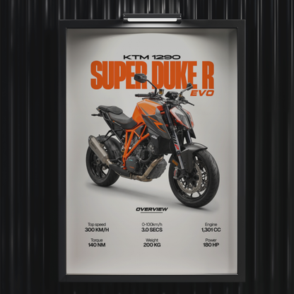 KTM 1290 SUPERDUKE R EVO | PHOTO FRAMES