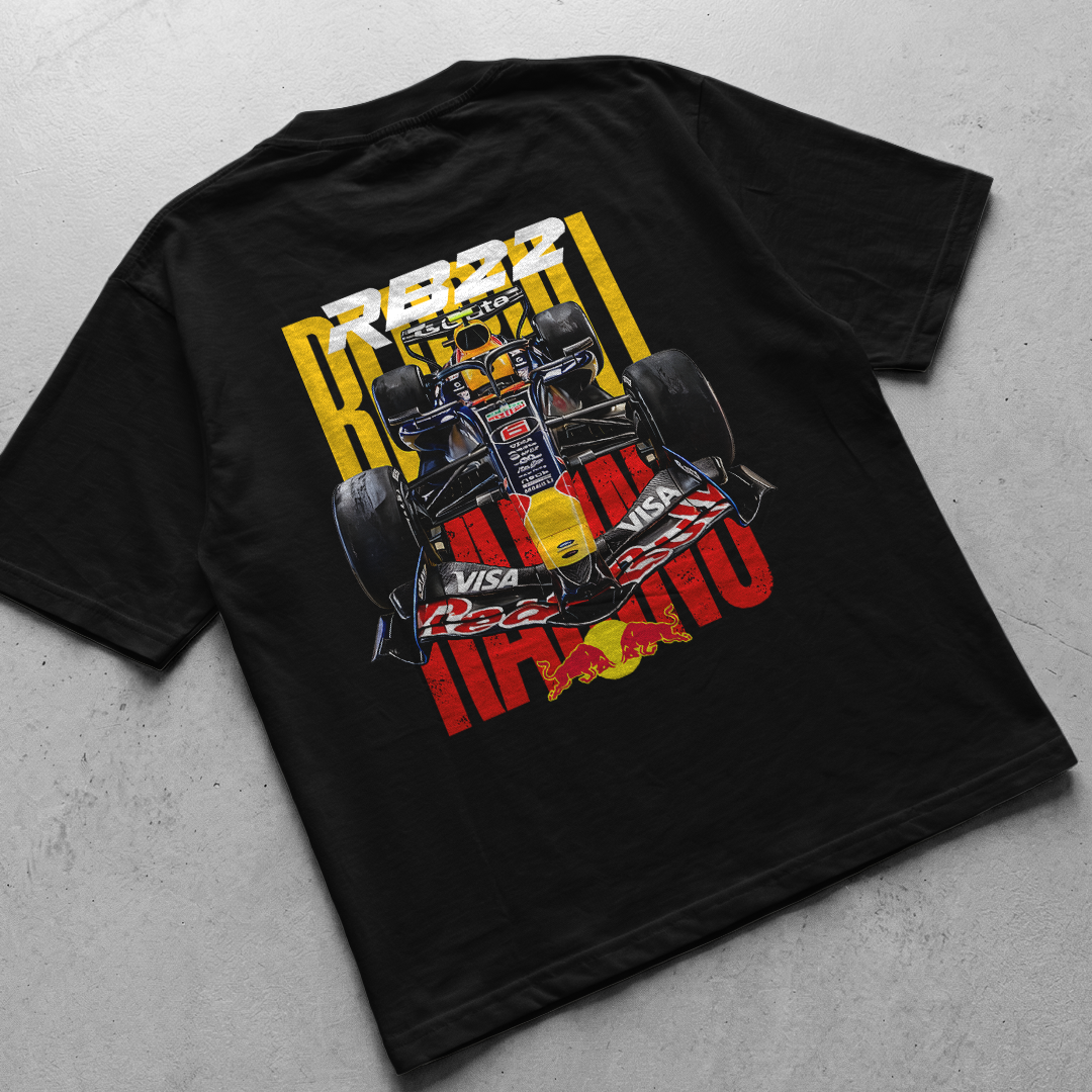 RB22 | BLACK OVERSIZED FIT TEE