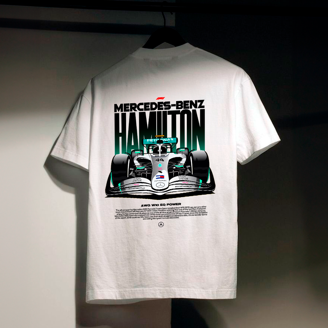 HAMILTON | WHITE OVERSIZED FIT TEE