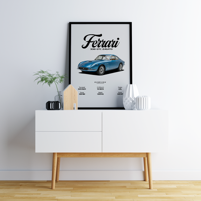 FERRARI 330 GTC ZAGATO | PHOTO FRAMES