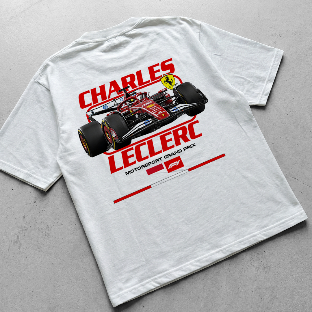CHARLES | WHITE OVERSIZED FIT TEE