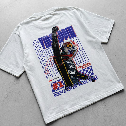 MAX VERSTAPPEN ABU DHABI GP | WHITE OVERSIZED FIT TEE