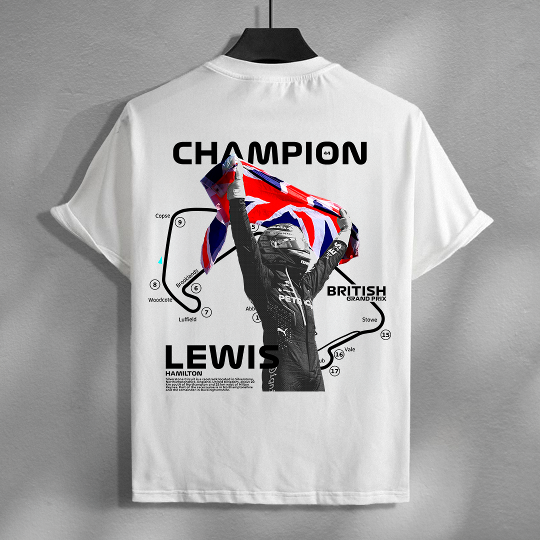 HAMILTON CHAMPION | WHITE OVERSIZED FIT TEE