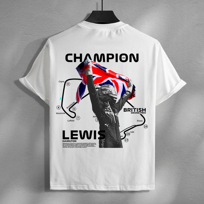 HAMILTON CHAMPION | WHITE OVERSIZED FIT TEE
