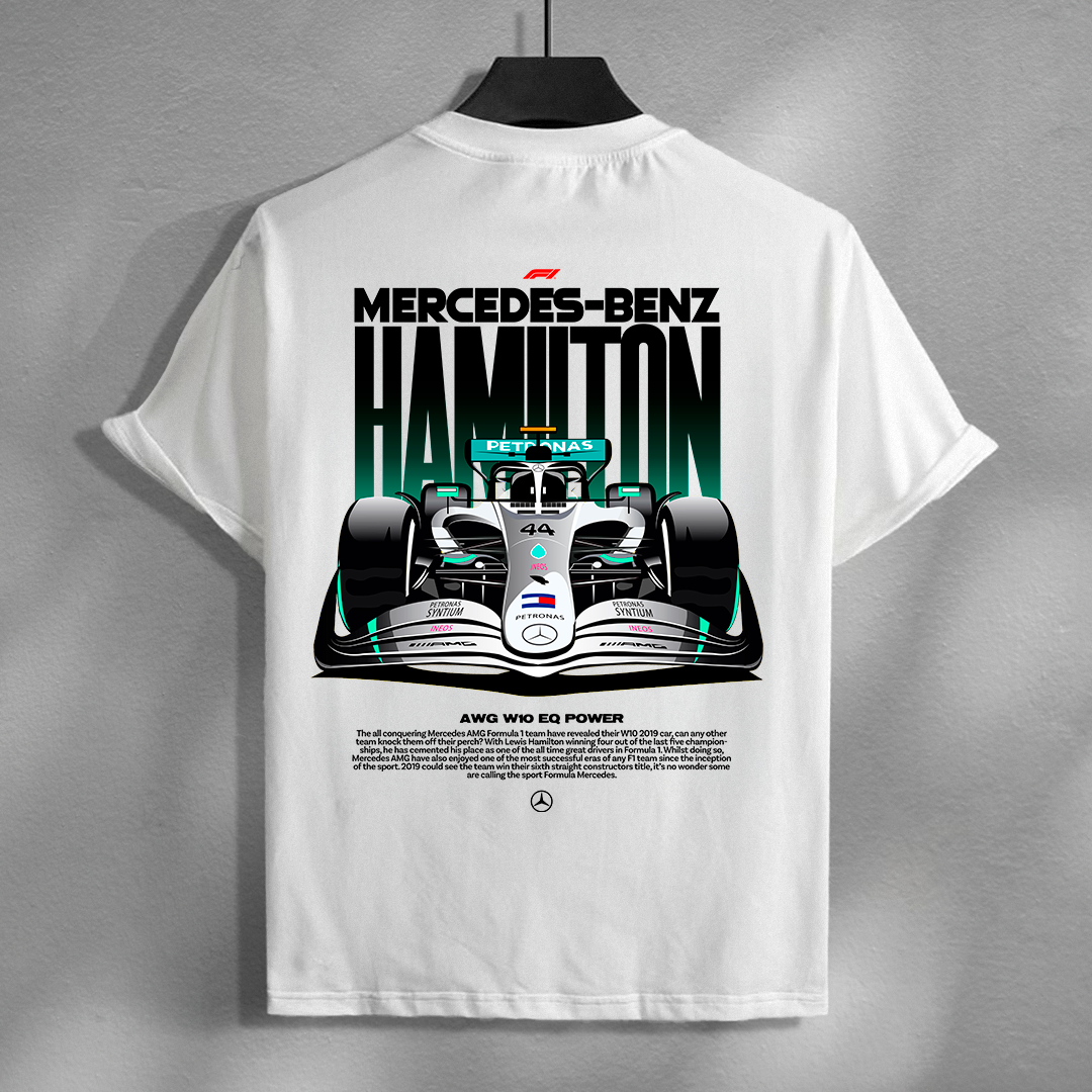HAMILTON | WHITE OVERSIZED FIT TEE