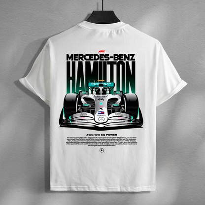 HAMILTON | WHITE OVERSIZED FIT TEE