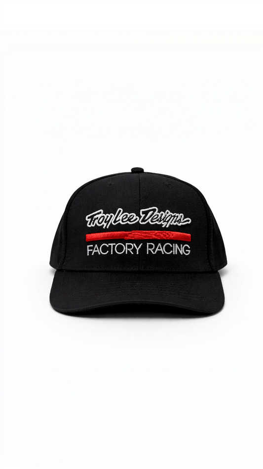 TROY LEE DESIGNS FACTORY RACING BLACK| REGULAR CAP