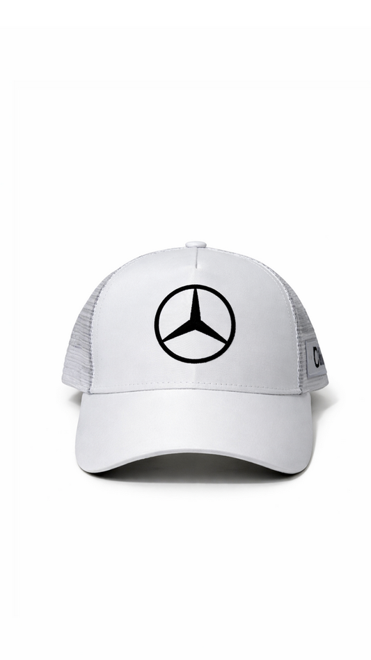 MERCEDES BENZ (WHITE)| REGULAR CAP