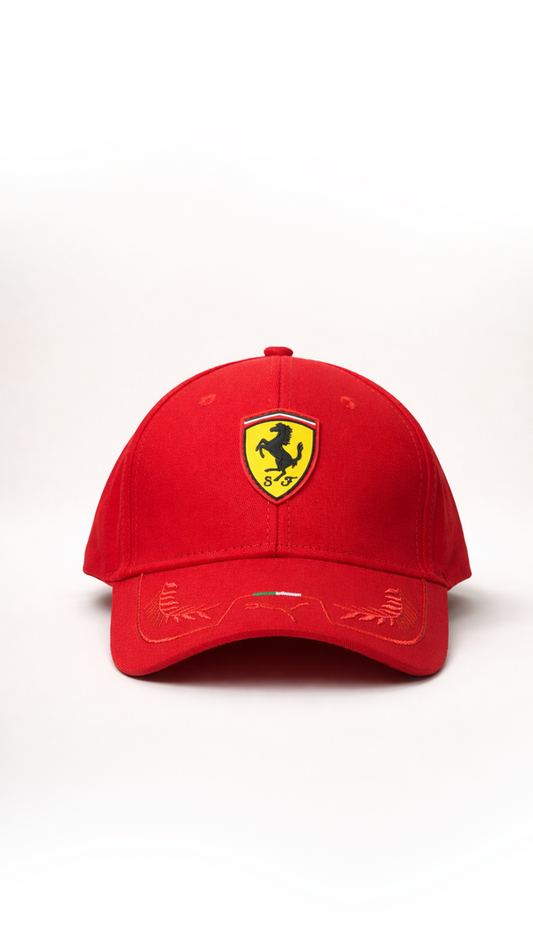 FERRARI RED  PODIUM STYLE| REGULAR CAP