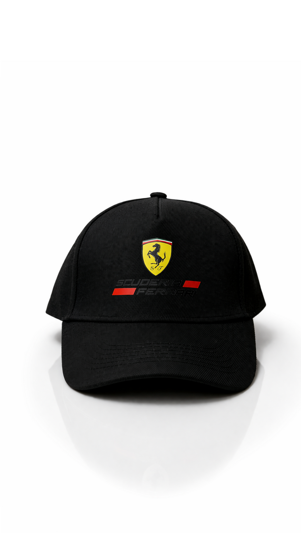 SCUDERIA FERRARI (BLACK)| REGULAR CAP