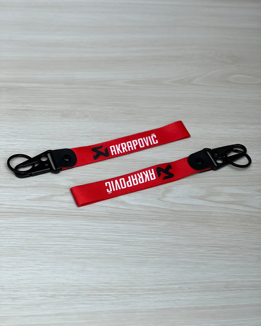 AKRAPOVIC RED | KEYCHAIN