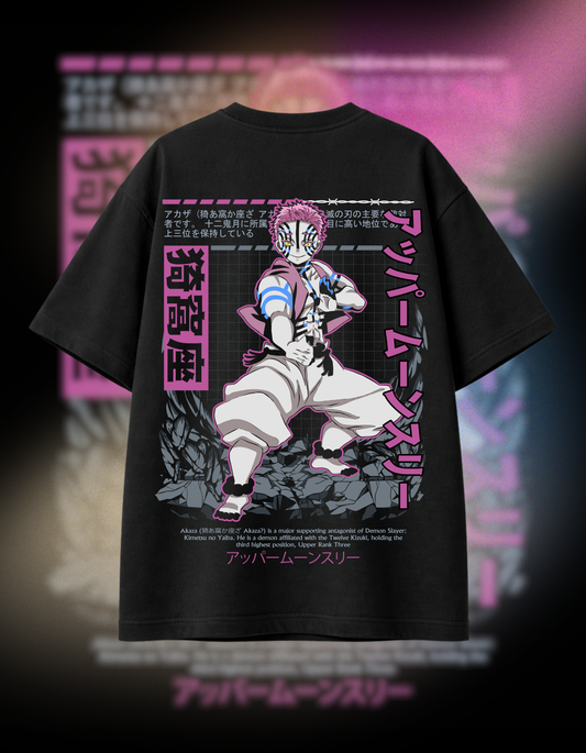 AKAZA BLACK | BLACK OVERSIZED FIT TEE