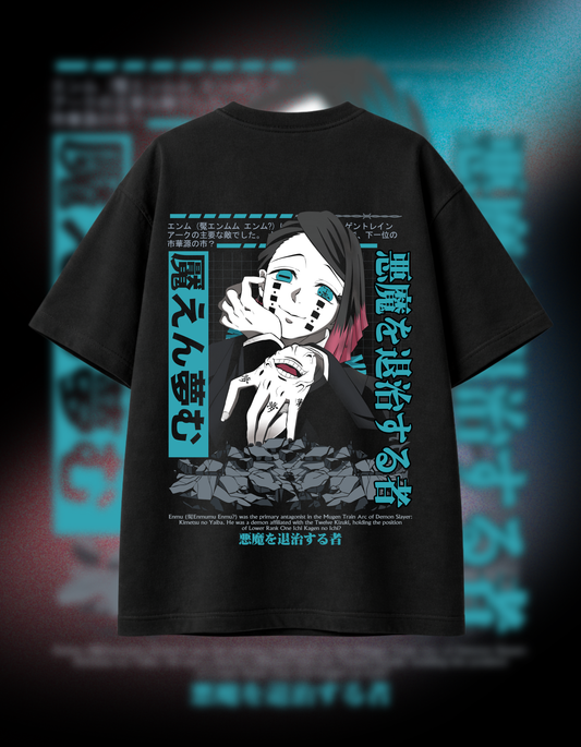 ENMU | BLACK OVERSIZED FIT TEE