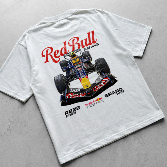 REDBULL RB22 | WHITE OVERSIZED FIT TEE