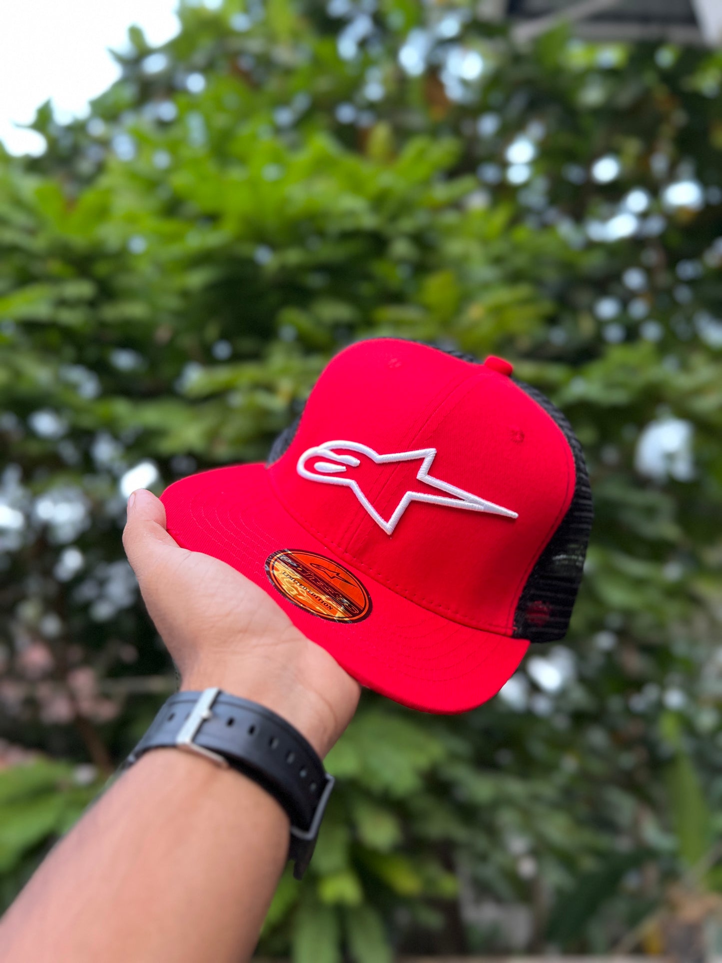 ALPINESTARS RED | SNAPBACK CAP