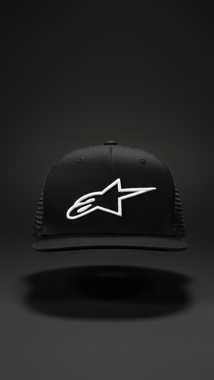 ALPINESTARS BLACK | SNAPBACK CAP