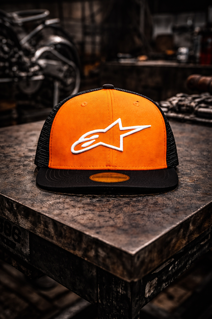 ALPINESTARS ORANGE | SNAPBACK CAP