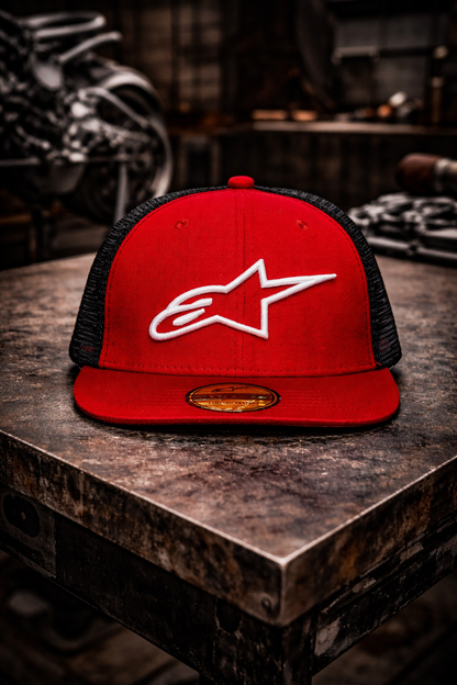 ALPINESTARS RED | SNAPBACK CAP