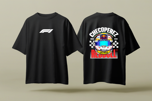 CHECHO | BLACK OVERSIZED FIT TEE