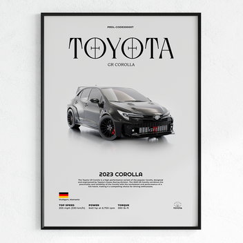 TOYOTA GR COROLLA | PHOTO FRAMES