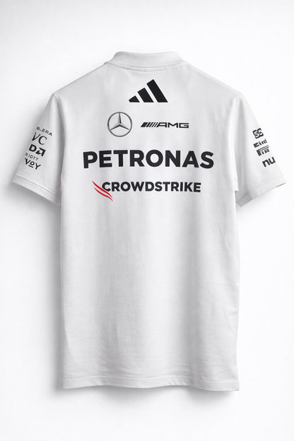 AMG REPLICA POLO T-SHIRTS | WHITE POLO TEE
