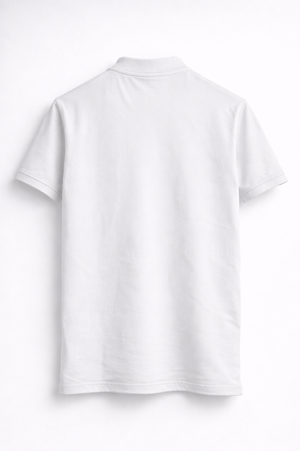 MINIMAL WHITE | PLAIN POLO TEE