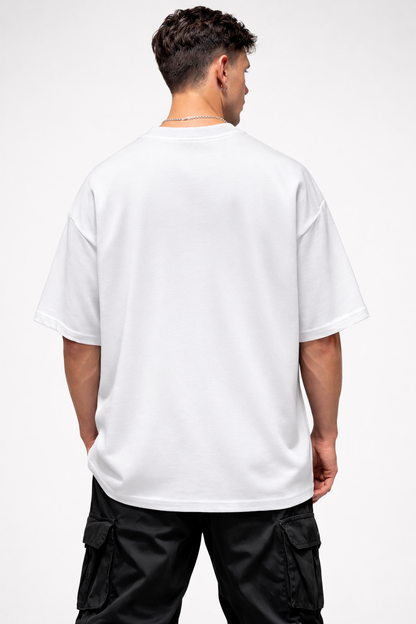 MINIMAL WHITE | PLAIN OVERSIZED TEE