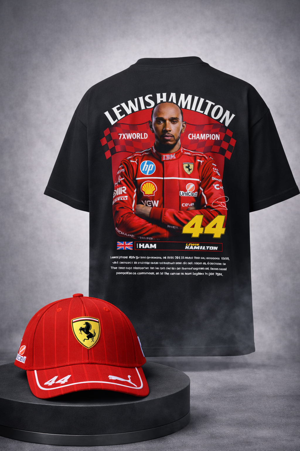 LEWIS HAMILTON 44 CAP+TEE | F1 COMBO