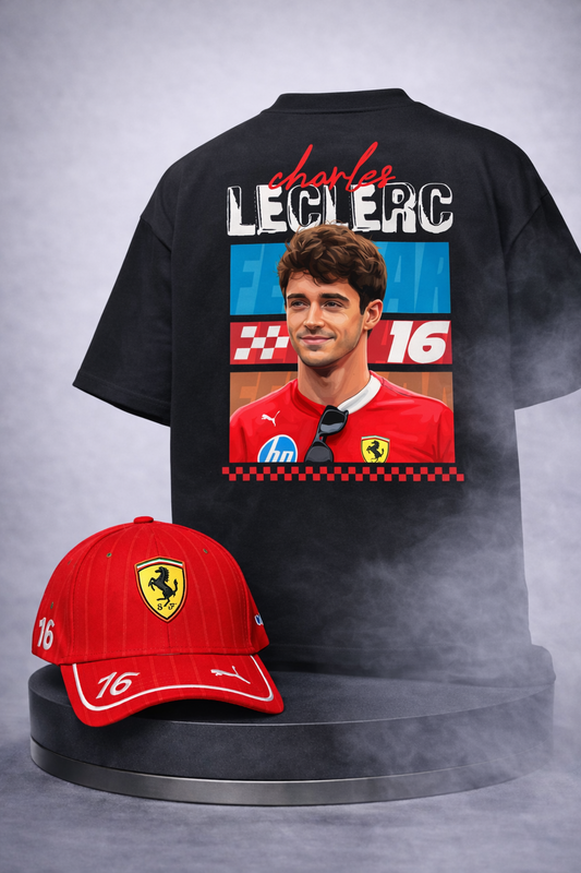 CHARLES LECLERC 16 CAP+TEE | F1 COMBO