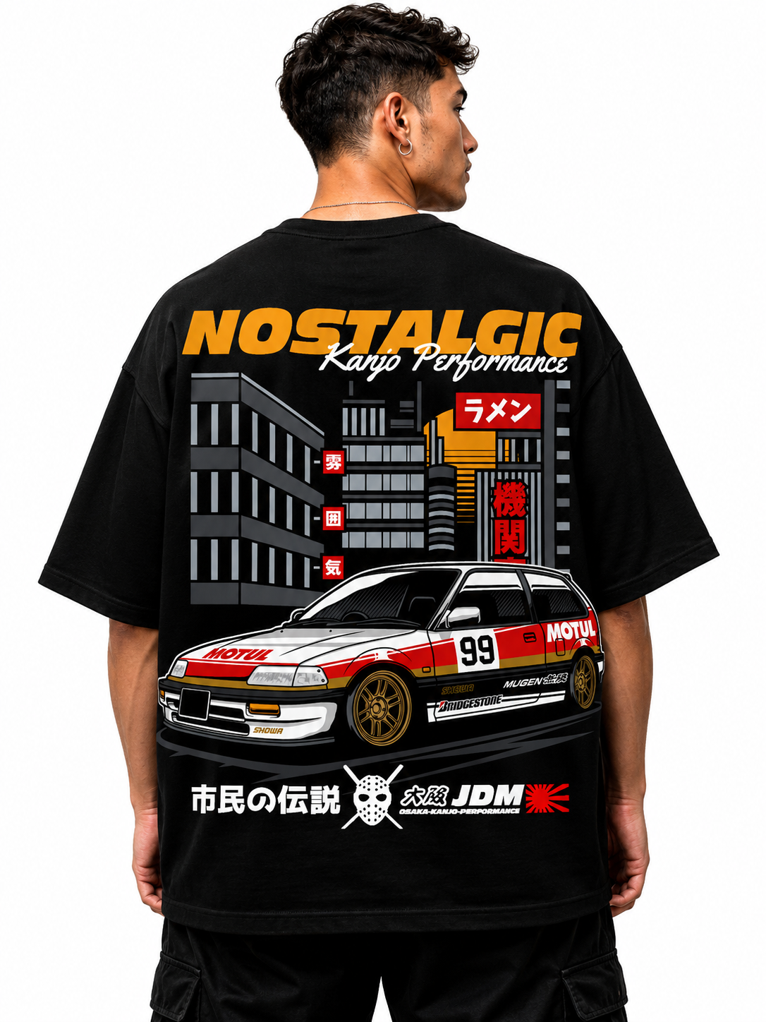 HONDA CIVIC EF9 | BLACK OVERSIZED FIT TEE