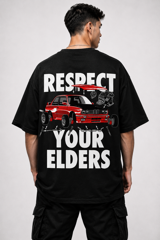BMW E30  | BLACK OVERSIZED FIT TEE