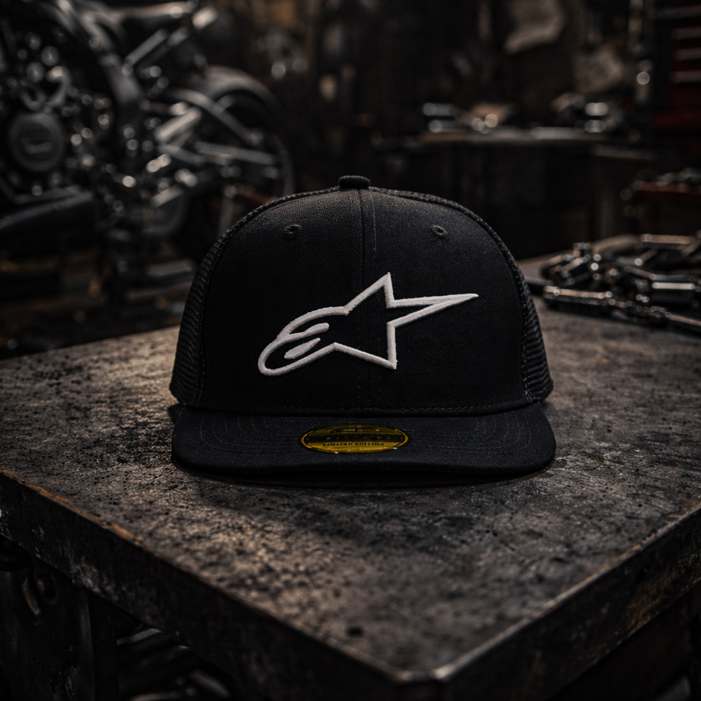 ALPINESTARS BLACK | SNAPBACK CAP