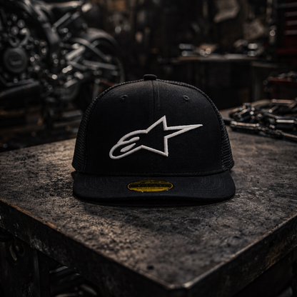 ALPINESTARS BLACK | SNAPBACK CAP