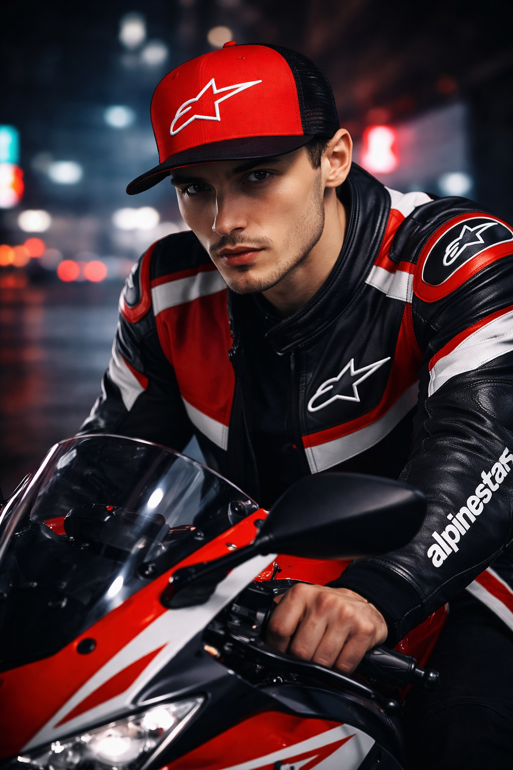 ALPINESTARS RED | SNAPBACK CAP
