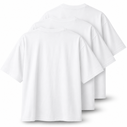 PLAIN MINIMALS | PLAIN OVERSIZED T-SHIRTS PACK OF 3