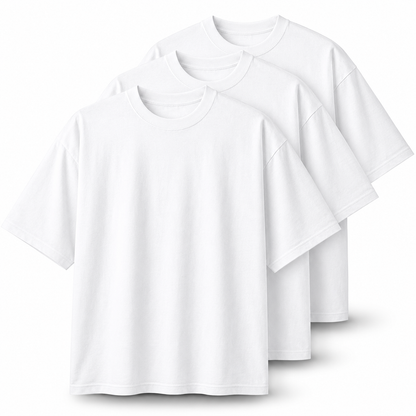 PLAIN MINIMALS | PLAIN OVERSIZED T-SHIRTS PACK OF 3