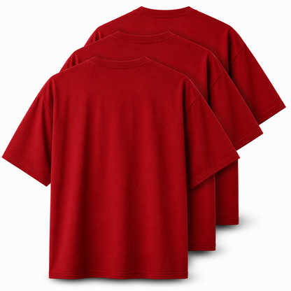 PLAIN MINIMALS | PLAIN OVERSIZED T-SHIRTS PACK OF 3