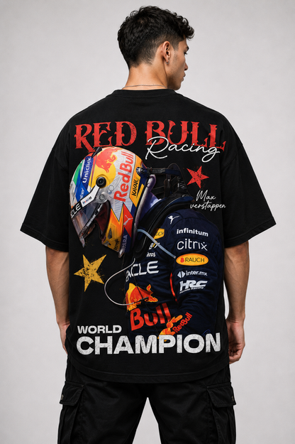 MAX VERSTAPPEN | BLACK OVERSIZED FIT TEE