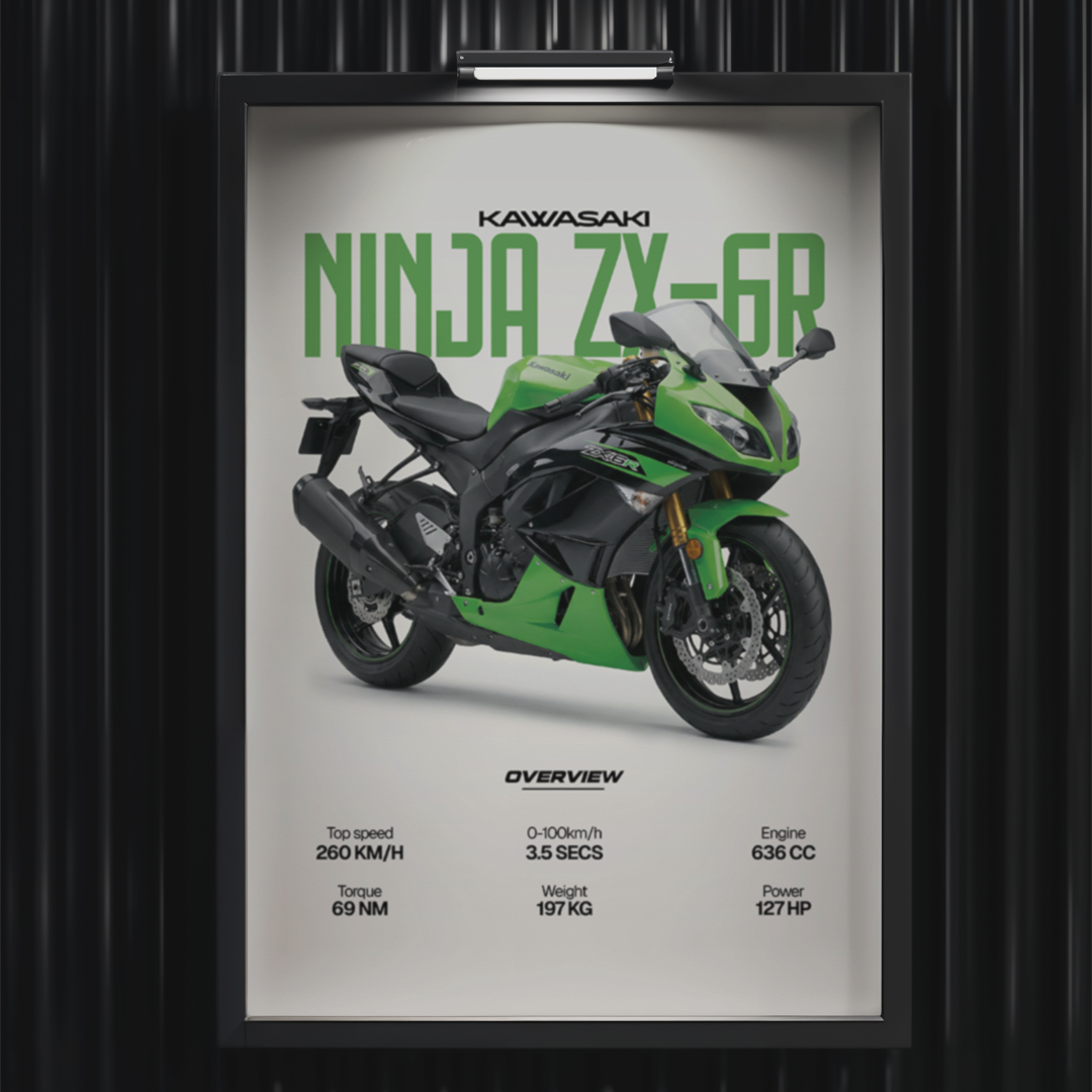 KAWASAKI NINJA ZX-6R | PHOTO FRAMES