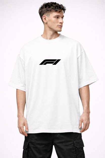 SEBASTIAN VETTEL | WHITE OVERSIZED FIT TEE