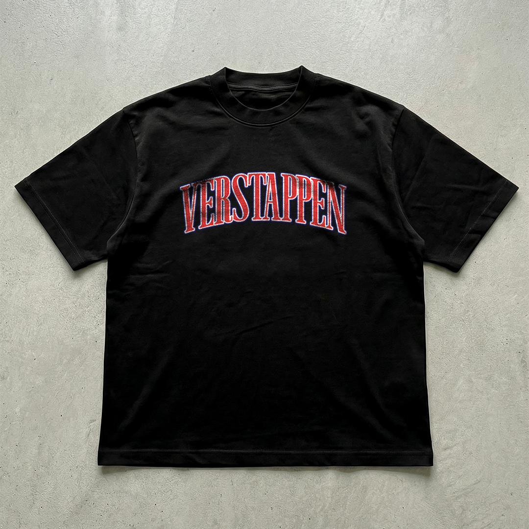 VERSTAPPEN | BLACK OVERSIZED FIT TEE