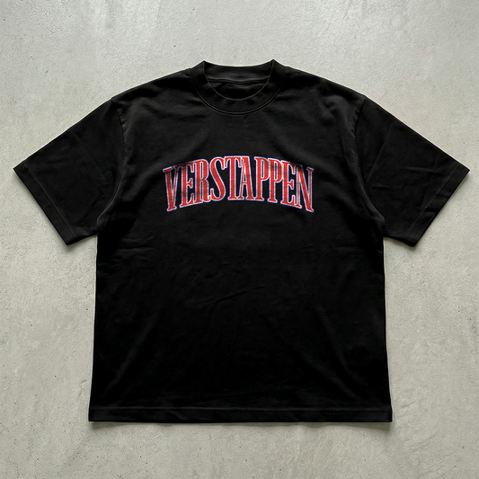 VERSTAPPEN | BLACK OVERSIZED FIT TEE