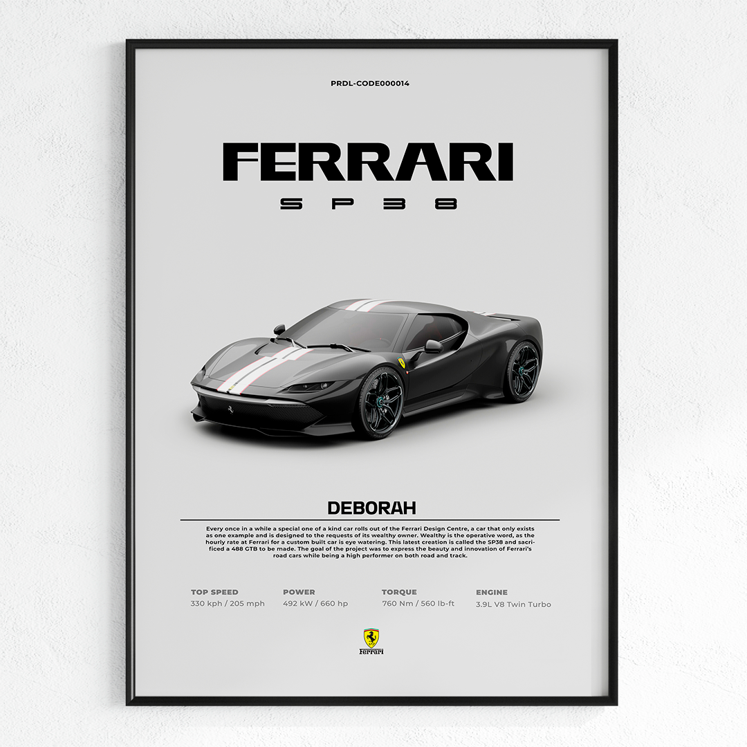 FERRARI SP38 | PHOTO FRAMES
