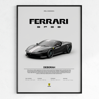 FERRARI SP38 | PHOTO FRAMES