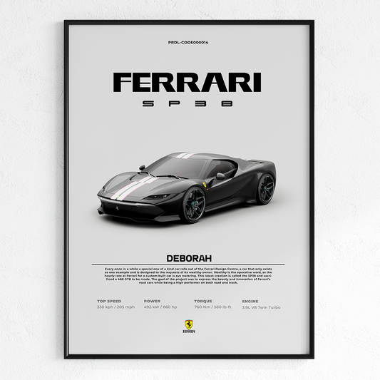 FERRARI SP38 | PHOTO FRAMES